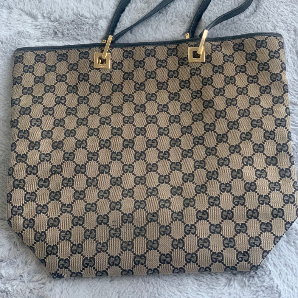 Gucci Monogram Canvas Tote